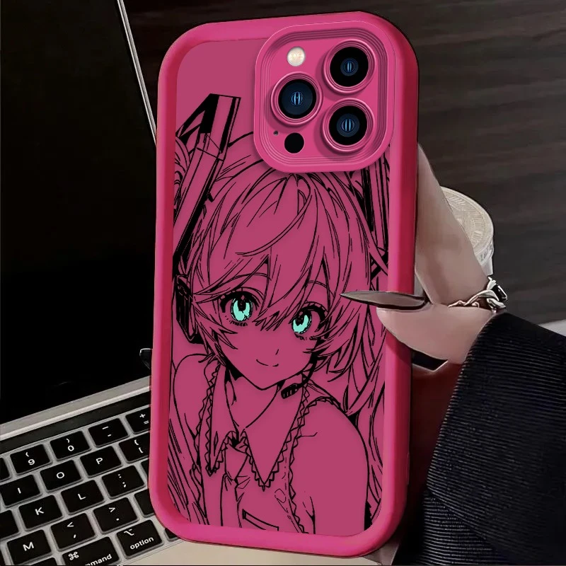 Kawaii Miku Soft Phone Case - Cute & Stylish Protective Cover