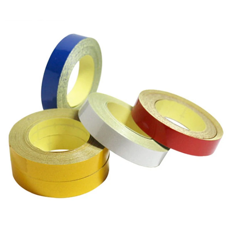 

Roll 2cm x 5m Car Reflective Strips Automotive Body Motorcycle Decoration Car Sticker 4 Color Reflective Warning Film