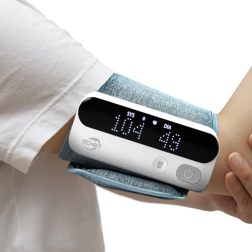 Rechargeable Bluetooth Voice Blood Pressure Monitor Long Time Use Medical Digitial LCD Large Screen Sphygmomanometer