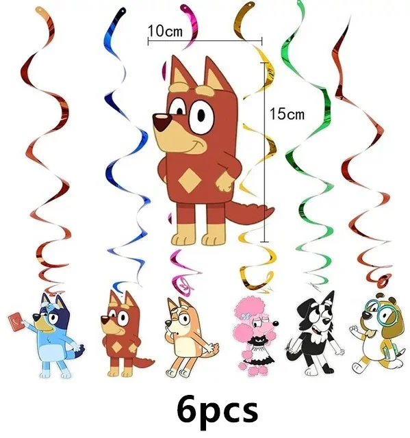 6pcs Spirals