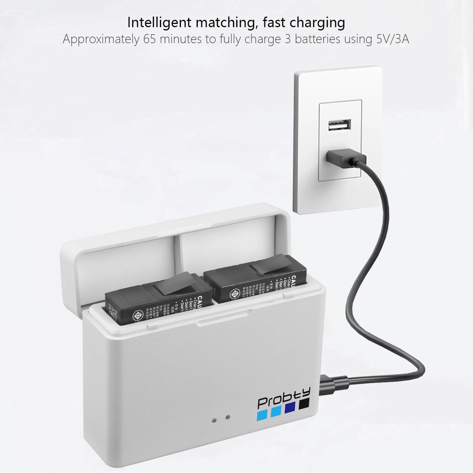 Chargeur Batterie GoPro Hero 13 USB Type-C Rapide
