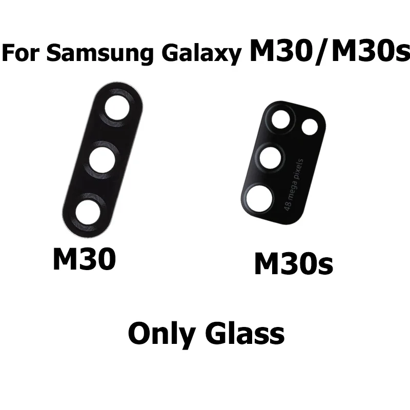 

Back Rear Camera Glass Lens For Samsung Galaxy M30 M30s With Glue Sticker Replacement Repair Parts