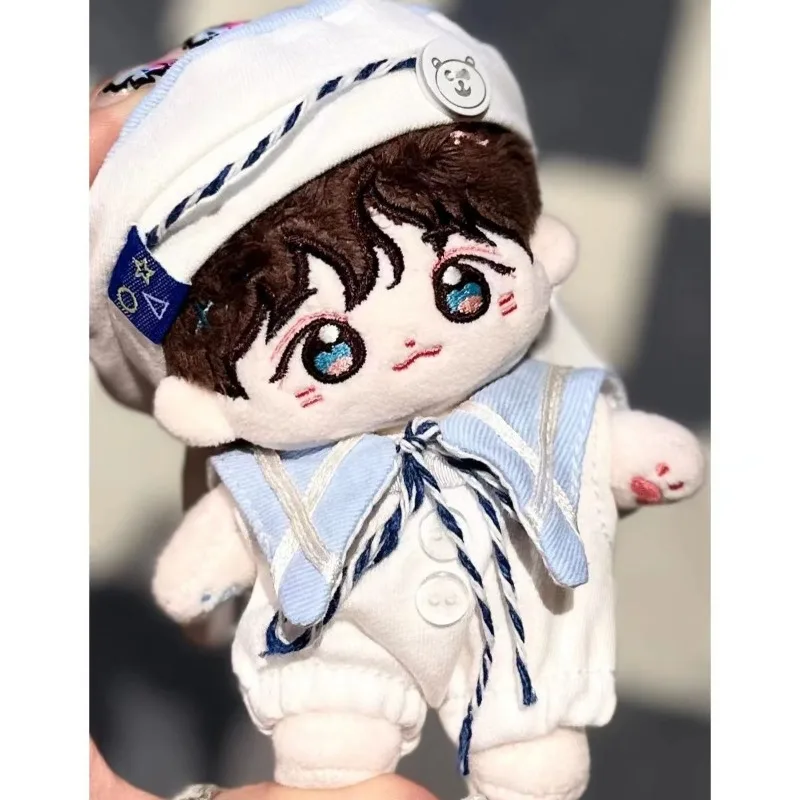 Kpop Star Idol Navy Sailor Suit Cute Costume CP Starfish Normal 10cm Plush Doll Stuffed Clothes Plushie Clothing 3