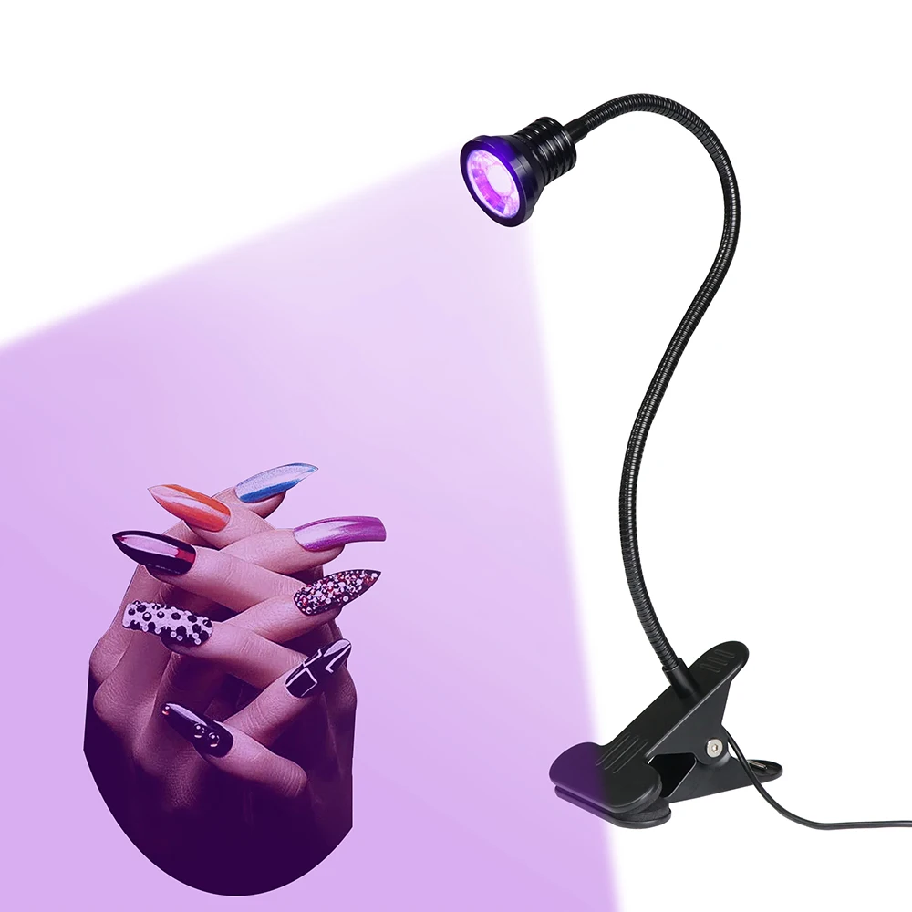 10W Led Ultraviolet Lights Lampe Uv Desk Lamp Mini Uv Gel Curing Light Nail Dryer for Led Diy Nail Art Cash Medical Detector