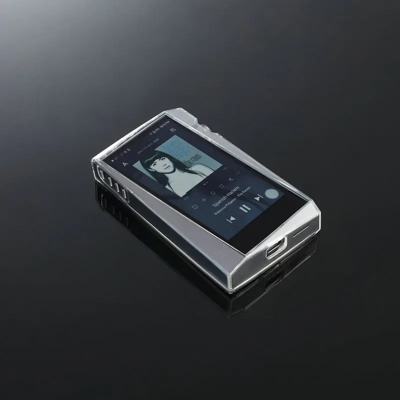 Soft Cover Crystal TPU Clear Case iriver Astell&Kern SR25 MKII Front And Back Screen Protector Tempered Glass music player case