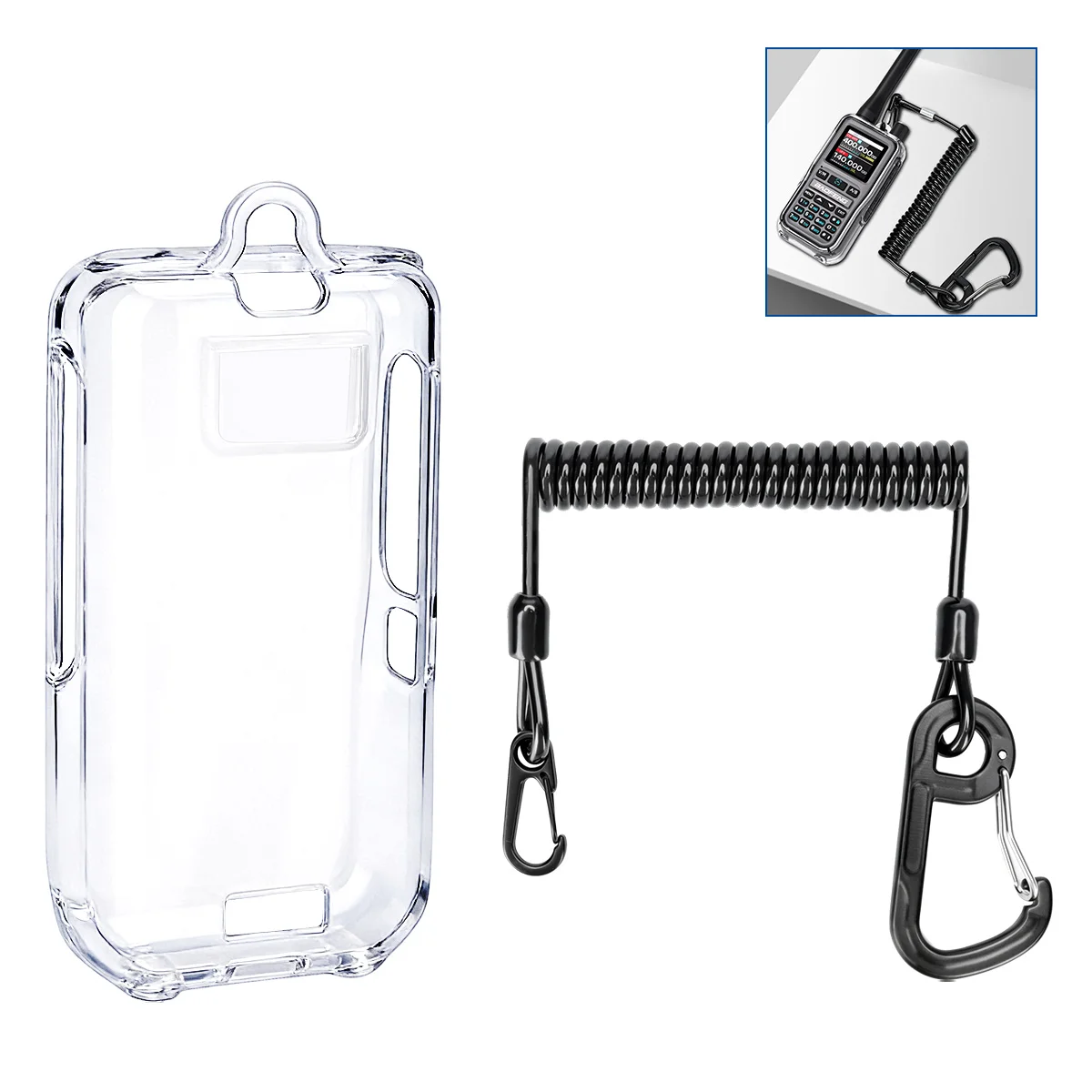  slider image of ABBREE Transparent Walkie Talkie