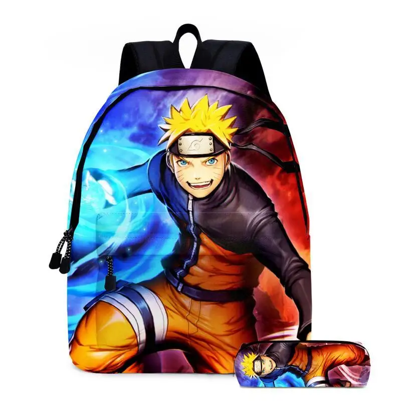 Naruto Classic Sasuke Vs Naruto 16 Youth 5-Piece Backpack Set