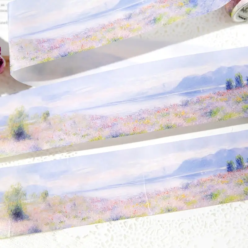 Yoofun 50x200cm Collage Landscaping Washi Tape Summer in Tuscany Creative DIY Journaling Scrapbooking DIY Masking Tape 6