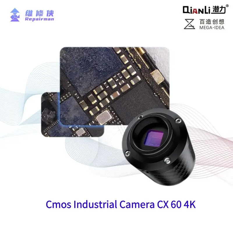 QianLi CX 60 Cmos 산업용 카메라, 4K HDMI 60fps 현미경 카메라