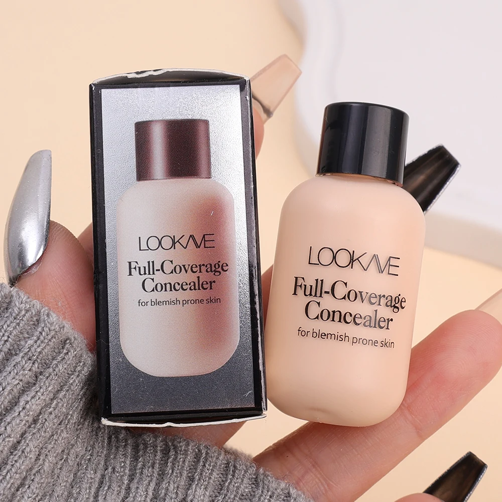 Mini Waterproof Liquid Concealer Foundation Matte Full Coverage Acne Scars Dark Circles Foundation Lasting Makeup Cosmetics