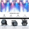 U'King 4Pcs/Set Square LED Par Lights 4X8W RGB LED Stage Light Remote&DMX Controlled DJ Light For Wedding Party Club Disco Event 4