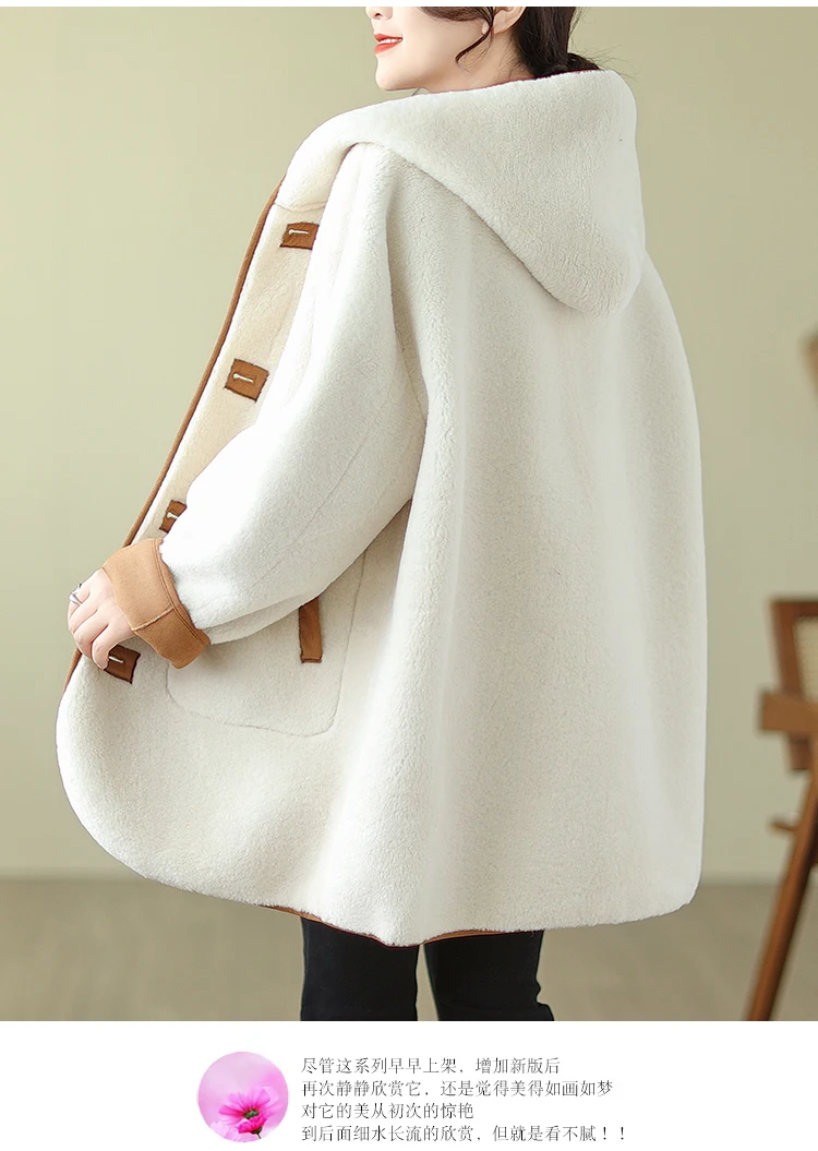 Winter Maternity Luxury Coats Thick Warm Plus Size Pregnant Woman Loose Outwear Fashion Pregnancy Hooded Jackets Reversible Coat