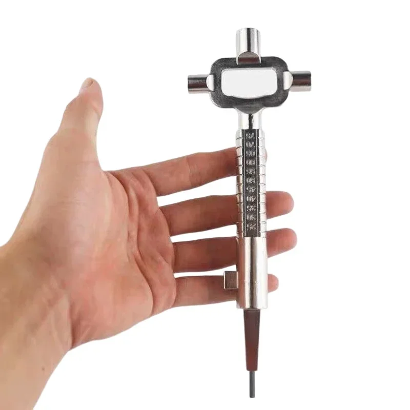 Sliver Locksmith Tool Multi Purpose Lock Cylinder Auxiliary Adjustment Lever Cylinder Gauge Cam Turner Spindle Turner Hand Tools lever tool multipurpose tool locksmith extractor tools lock repair tool locksmith tools lock pick tools