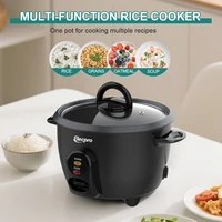 Elecpro Mini cuiseur à riz 3 tasses de riz avec cuiseur vapeur, petit cuiseur vapeur Portable pour aliments, pot intérieur antiadhésif amovible de qualité alimentaire 2