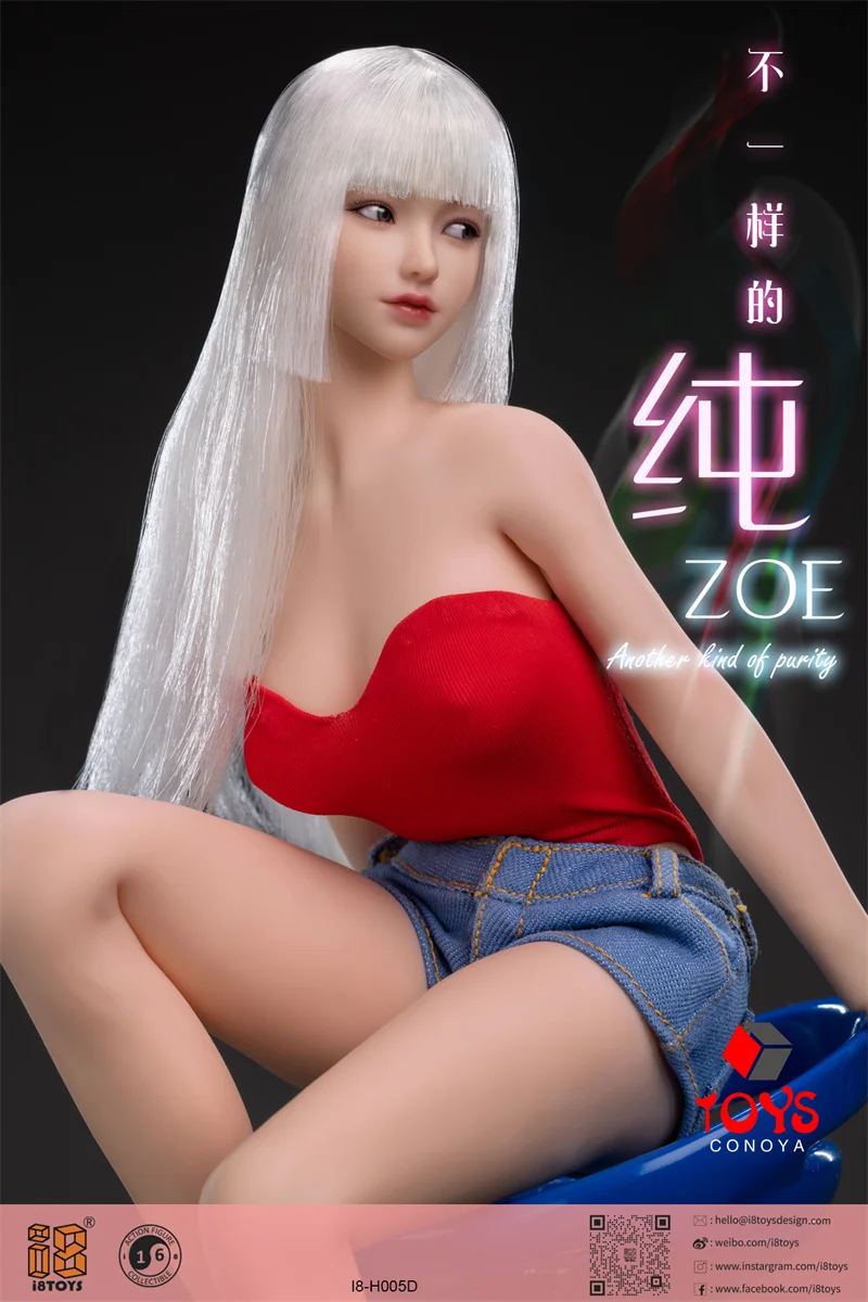 I8-H005 5体セット　1/6フィメールHeadゾーイ　ABCDE I8-H005 5体セット 1/6フィメールHeadゾーイ ABCDE i8TOYS 1/6 Zoe
