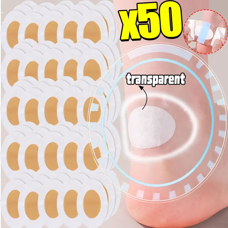 10/50pcs 젤 그립 발 뒤꿈치 보호대 접착 발 패치 물집 패드 발 뒤꿈치 라이..