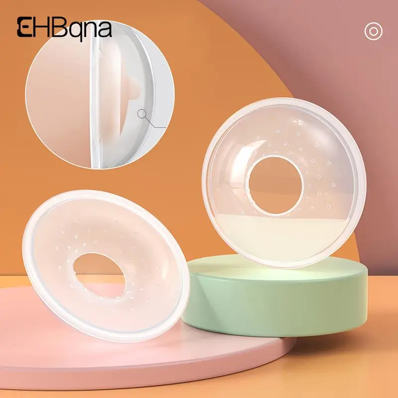 1PC Baby Care Anti Galactorrhea Pad Breast Milk Silicone Collector Spilled Milk Leaking Container Soft Reusable Nursing Pad breast pads breast milk collector milk pads