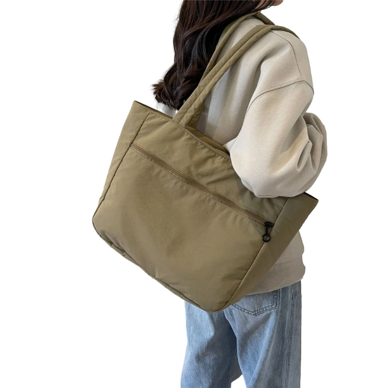 Shoulder Bag Shopper Bag Versatile Shopping Bag Large Capacity Handbag for Girl E74B