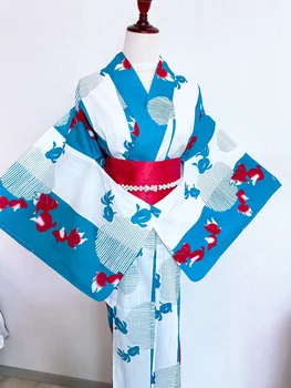 Handcrafted Yukata for Women - Japanese Summer Kimono in Premium Linen, Photography-Ready Traditional Design