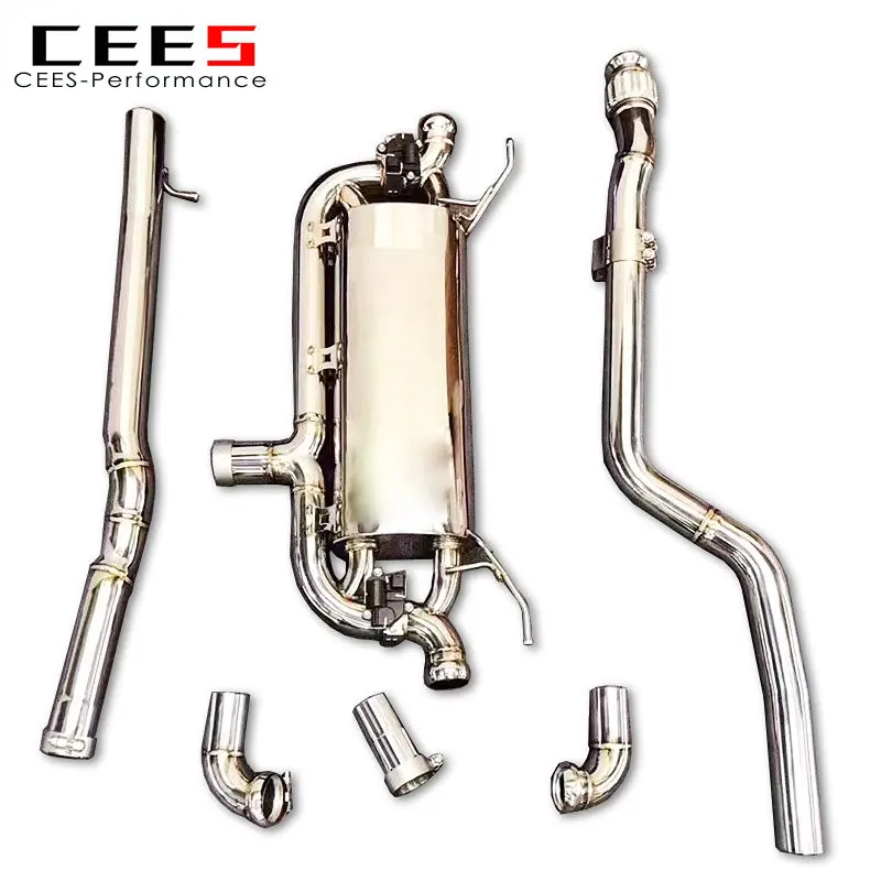 

CEES Catback Exhaust for Mercedes-Benz GLC200 GLC300 2.0T 2017-2021 Stainless Steel SUS304 Exhaust Pipe Valve Exhaust System