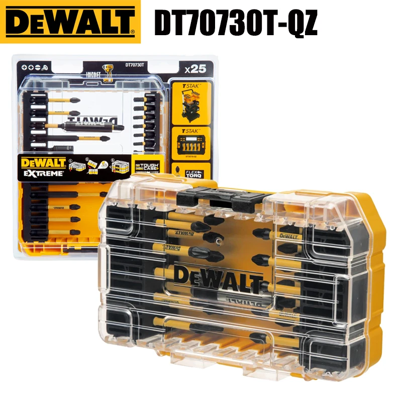 DEWALT-DT70730T-QZ-25PCS-Magnetic-Screwdriver-Drill-Bit-Sets-8MM-Socket ...