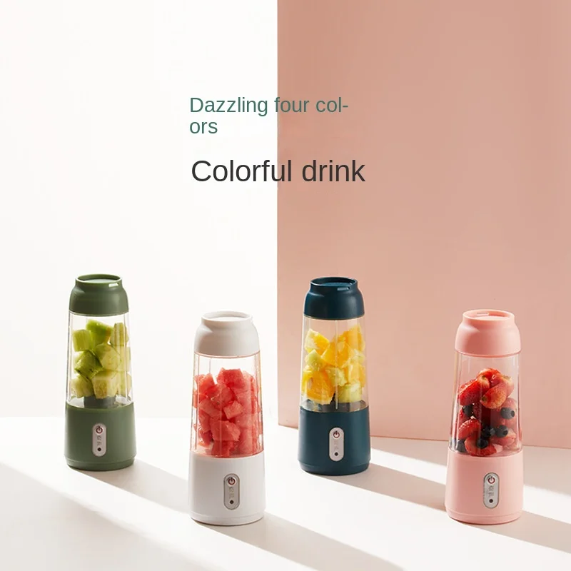 Batidora De Botella Portátil 300ml – Licuadora Personal USB Recargable Para Smoothies, Zumos Y Batidos, Con Cuchillas De Acero Inoxidable