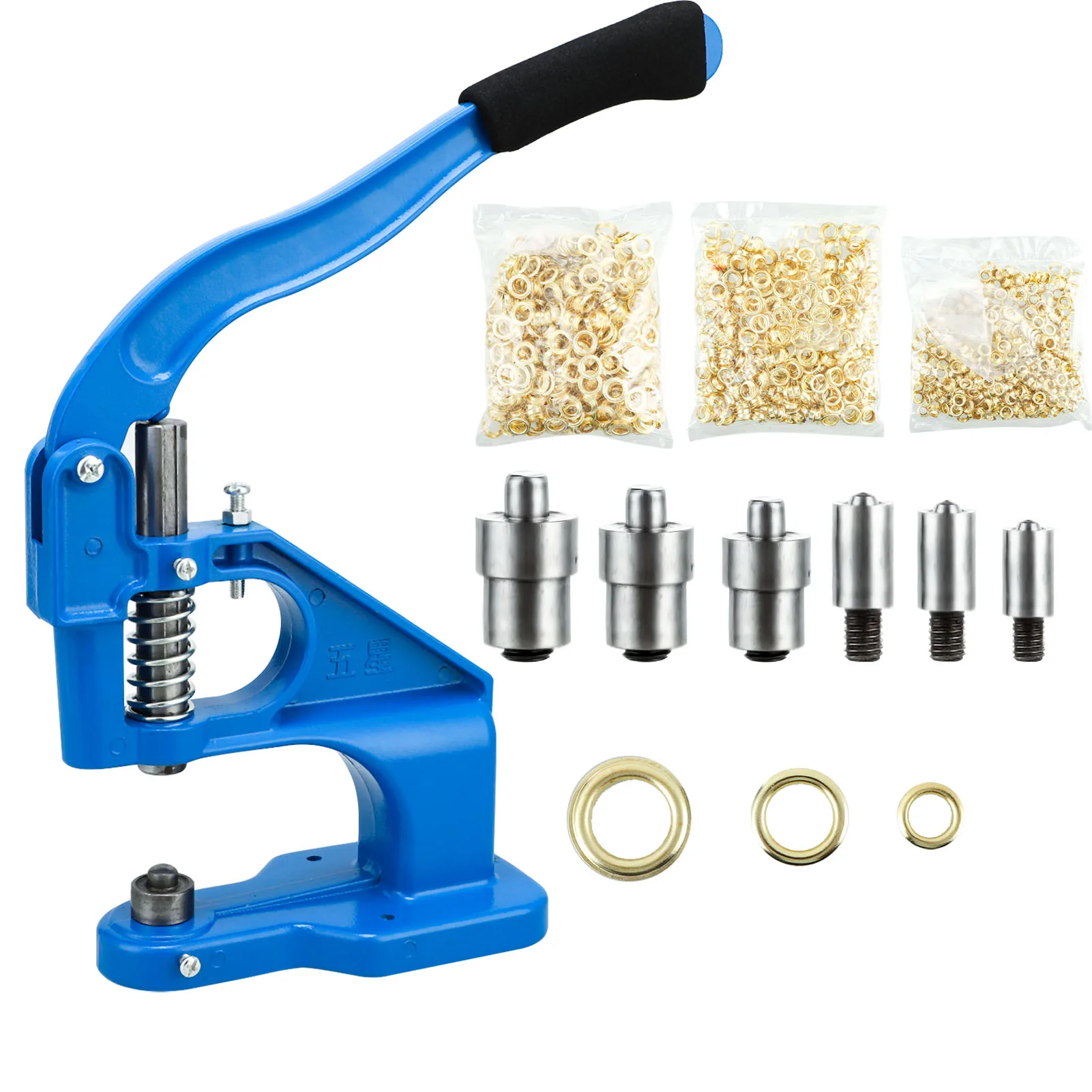 Punch Manual Installation Tool Grommet Eyelet Machine Hand Press Sew Pressing Clamp DIY Snap Craft | Дом и сад