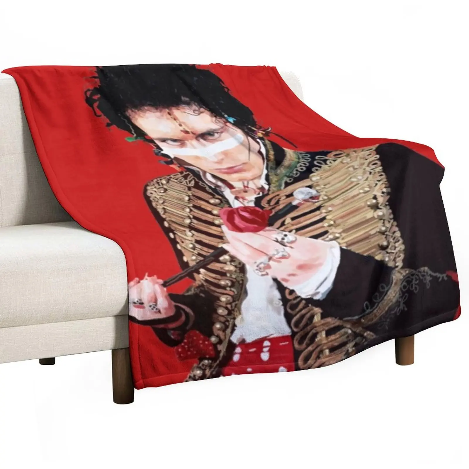 

Adam ant Throw Blanket Loose Blanket Bed covers