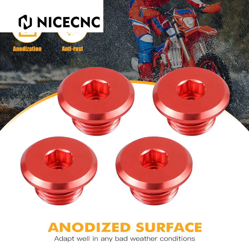 

Комплект колпачков NiceCNC для гоночного двигателя, комплект колпачков для мотокросса для Beta RR 350 390 430 480 4T 15-22 ENDURO RR-S 350 390 430 4T RR 500 4T Red