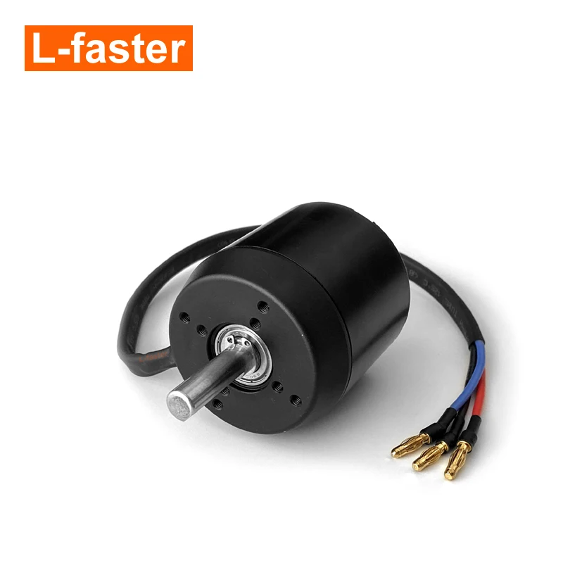 6374 Brushless Outer Rotor Motor With Hall Sensor 36V High Speed 3000W Engine M10 Shaft For Electric Off Road Skateboard