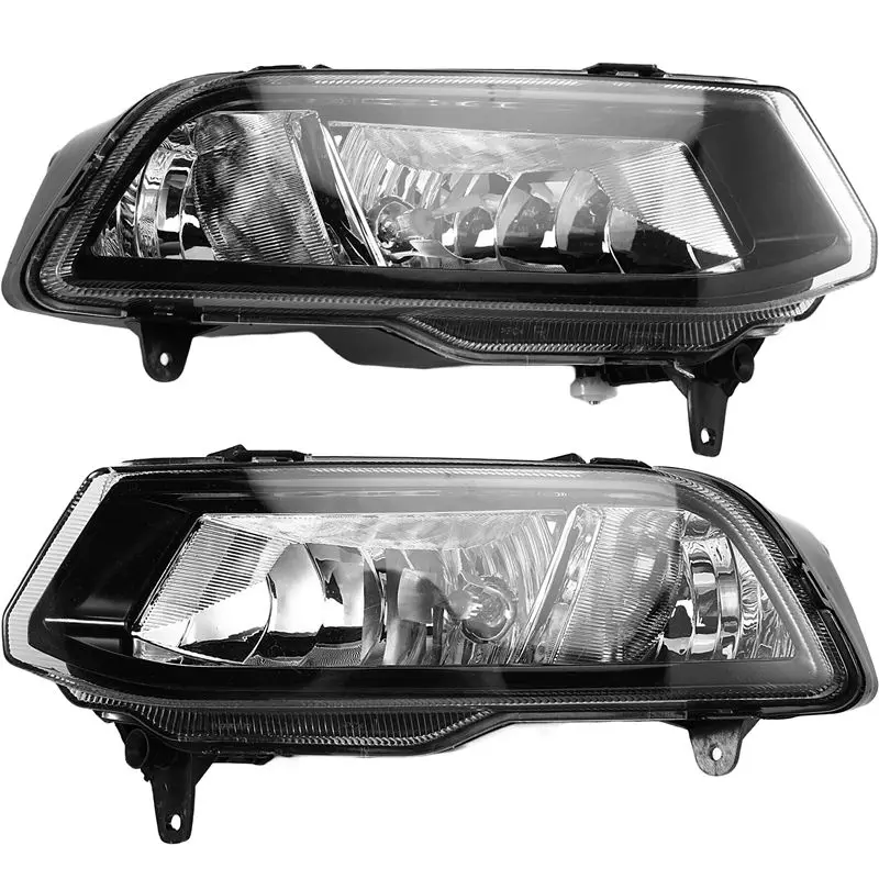 NR-Car 전면 범퍼 안개등 조립품 VW 폴로 6C 해치백 2014-2018 6C0941661D 6C0941662D