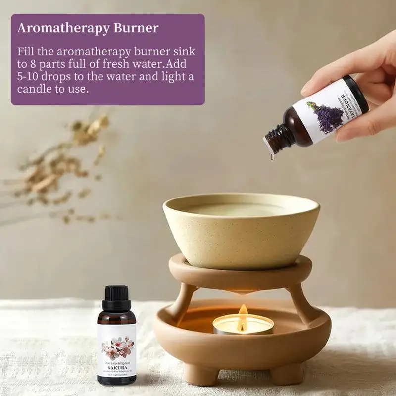 Flower Fruit Essential Oil Water-soluble Relieve Stress For humidifier aroma diffuser Fragrance Lamp Air Freshening Aromatherapy