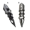 Vintage Punk Dragon Claw Finger Ring For Women Dark Black Skeleton Knuckles Armor Gothic Punk Rings Jewelry Accessories 1