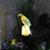 Solar Parrot Floor Insert Statue Light Parrot Outdoor Garden Waterproof LED Lights For Walkway Yard Lawn Landscape Decorative 6