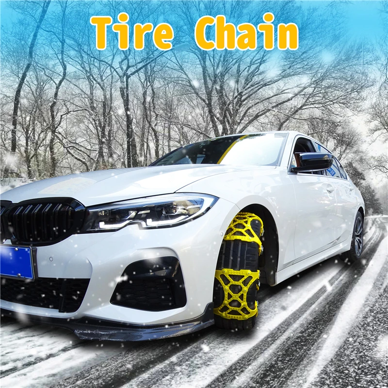 Cadenas de nieve universales para coche, accesorios de rueda para coches,  SUV, camiones, remolques - AliExpress