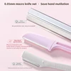 3PCS Portable Eyebrow Trimmer Safe Eyebrow Shaper Foldable Eyebrow Trimmer Razor Blade Razor Women's Makeup Tools 4