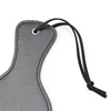 17cm Ellipse Mini Paddle Riding Crops Flogger Horsewhips Spikes Leather 9.5cm Wide Spanking Paddle Slapper 5