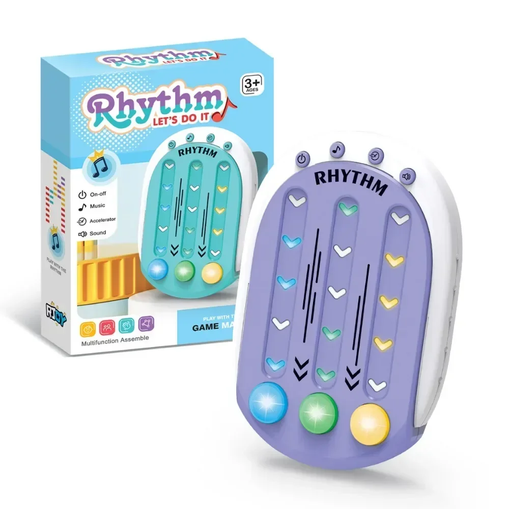 Sensory Fidget Toy Anti Stress Toy Fidget Toy Push Puzzle Game Finger Sensory Toy Quick Push Game Click Bubble Up Handheld Pop Light Up It Game Stress Relief Christmas Birthday Gifts