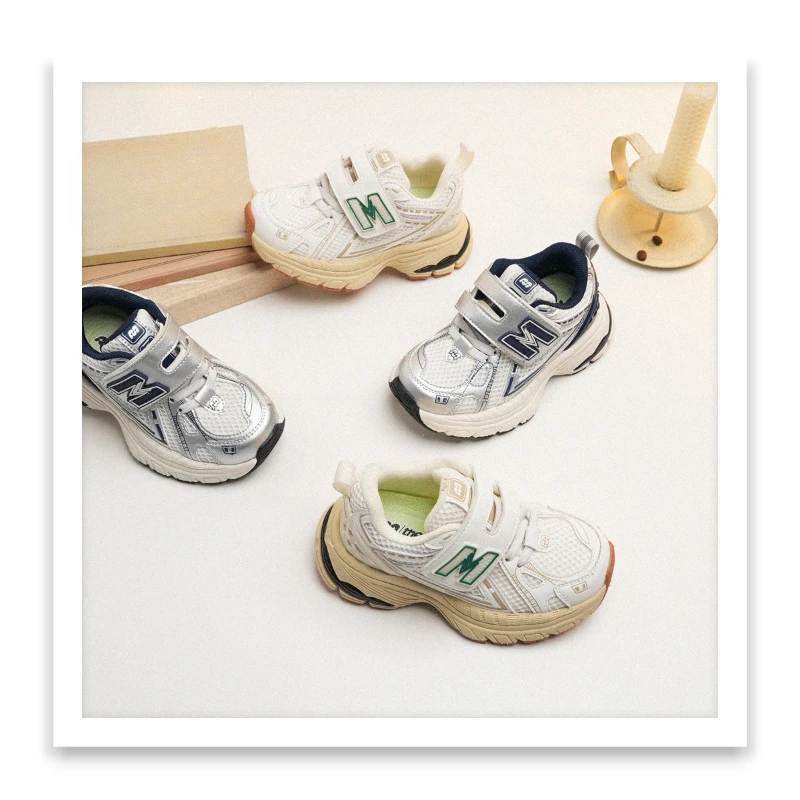 Spring Children Outdoor New Chunky Sneakers Kid Boys Mesh Breathable Dad Shoes Toddler Girls Lightweight Running Shoes 3