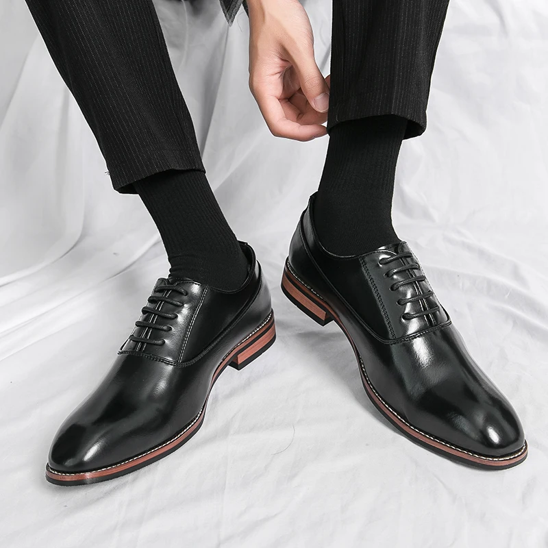 Chaussures Oxford Garçon Motif Cachemire - Formelles Pour Mariage, Bal, Cérémonie