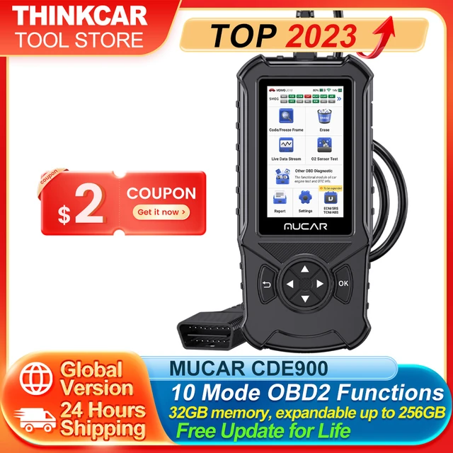 MUCAR CDE900 OBD2 Défaut De Moteur Lecteur Code Voiture Outil Diagnostic  Scanner