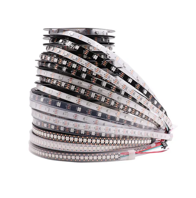 5V WS2812B 5050 LED Streifen Strip RGB Lichtleiste Individuell - Foto 9