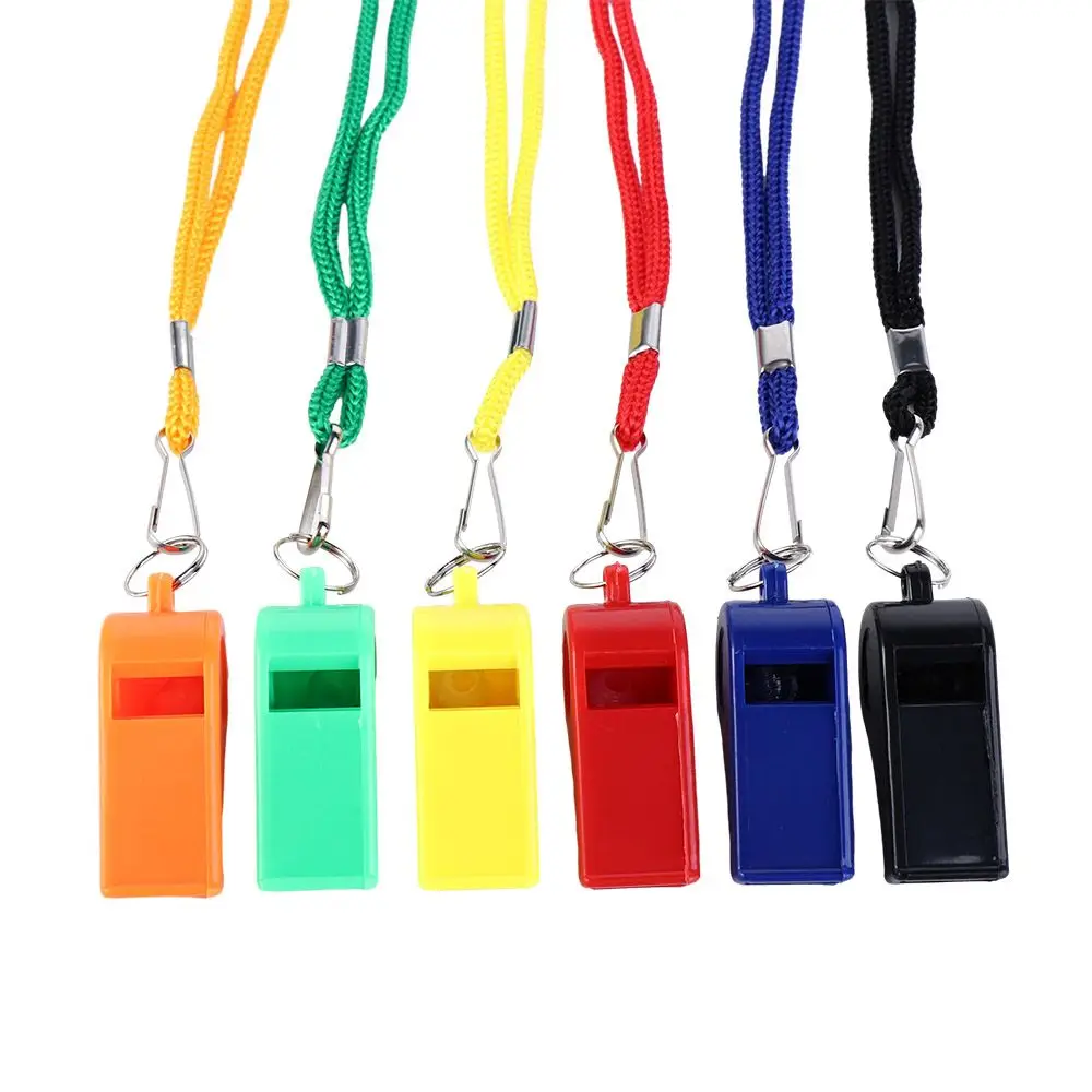 

Competitions With Lanyard Soccer Professional Cheer Sports Cheerleading Tool Whistle Outdoor Survival Tool Referee Whistle