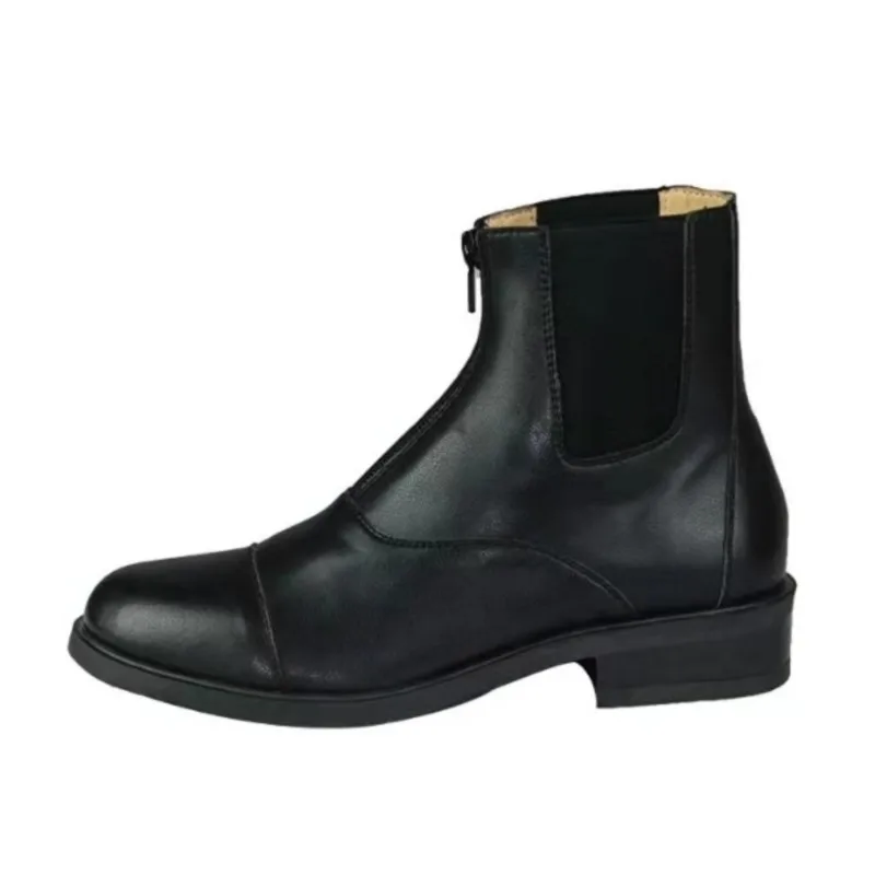 승마 Horse Riding Boots Children Knight Children Adult Cowhide Equestrian Cowboy Boots