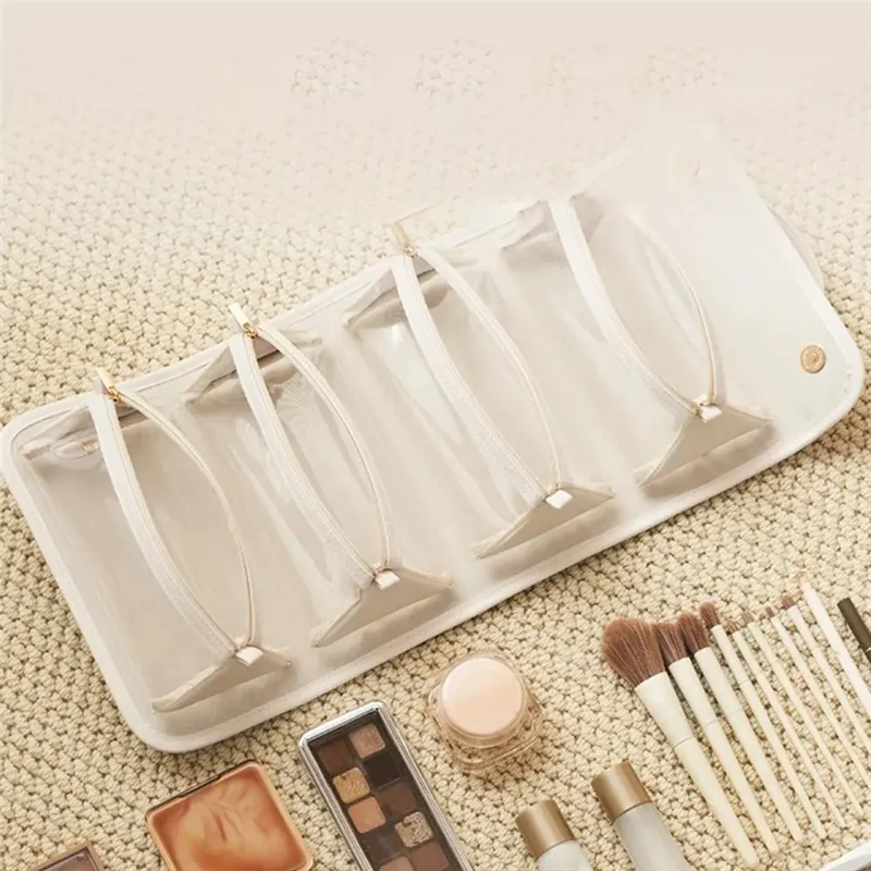 Hot Selling-Large Capacity Travel Makeup Bag Organizer Pouch With Foldable Design Waterproof Toiletry And Make Up Bag,Large Capa 3