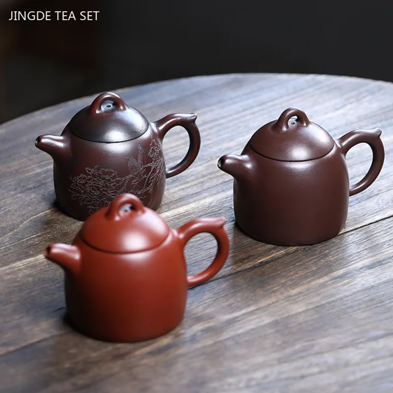 Chinese Yixing Purple Clay Teapot Handmade Qinquan Zisha Kettle Large Capacity Household Tea Set Custom Filter Beauty Tea Pot