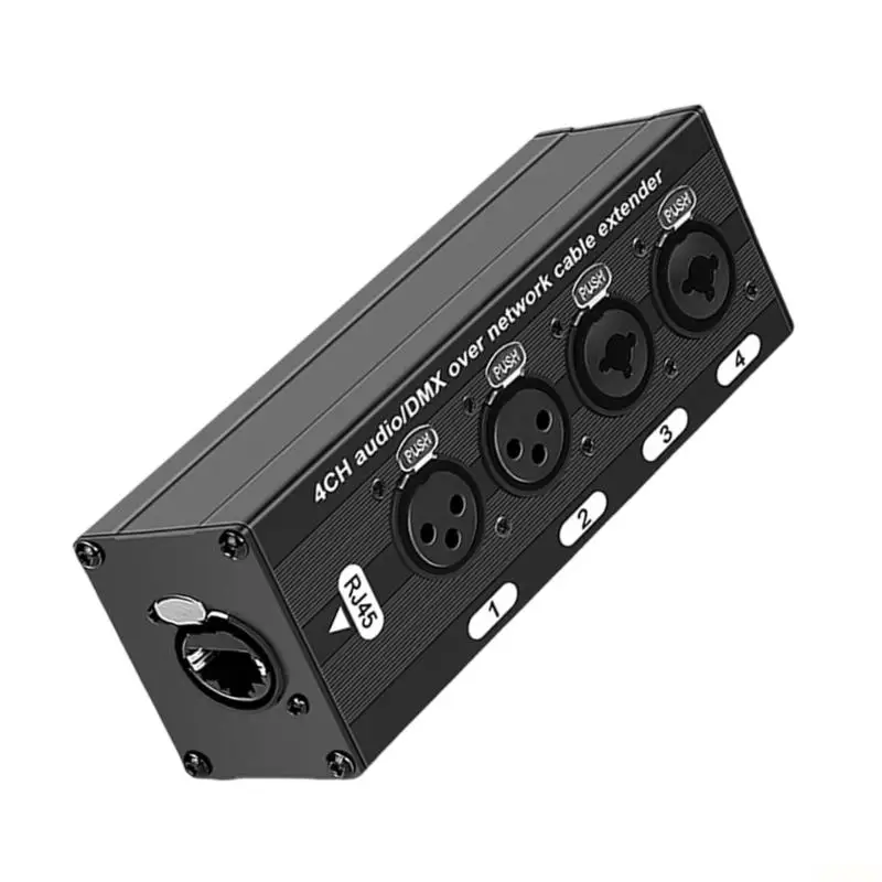 B03F 스튜디오 녹음 및 라이브 사운드 시스템용 고품질 4 웨이 XLR Cat5 어댑터