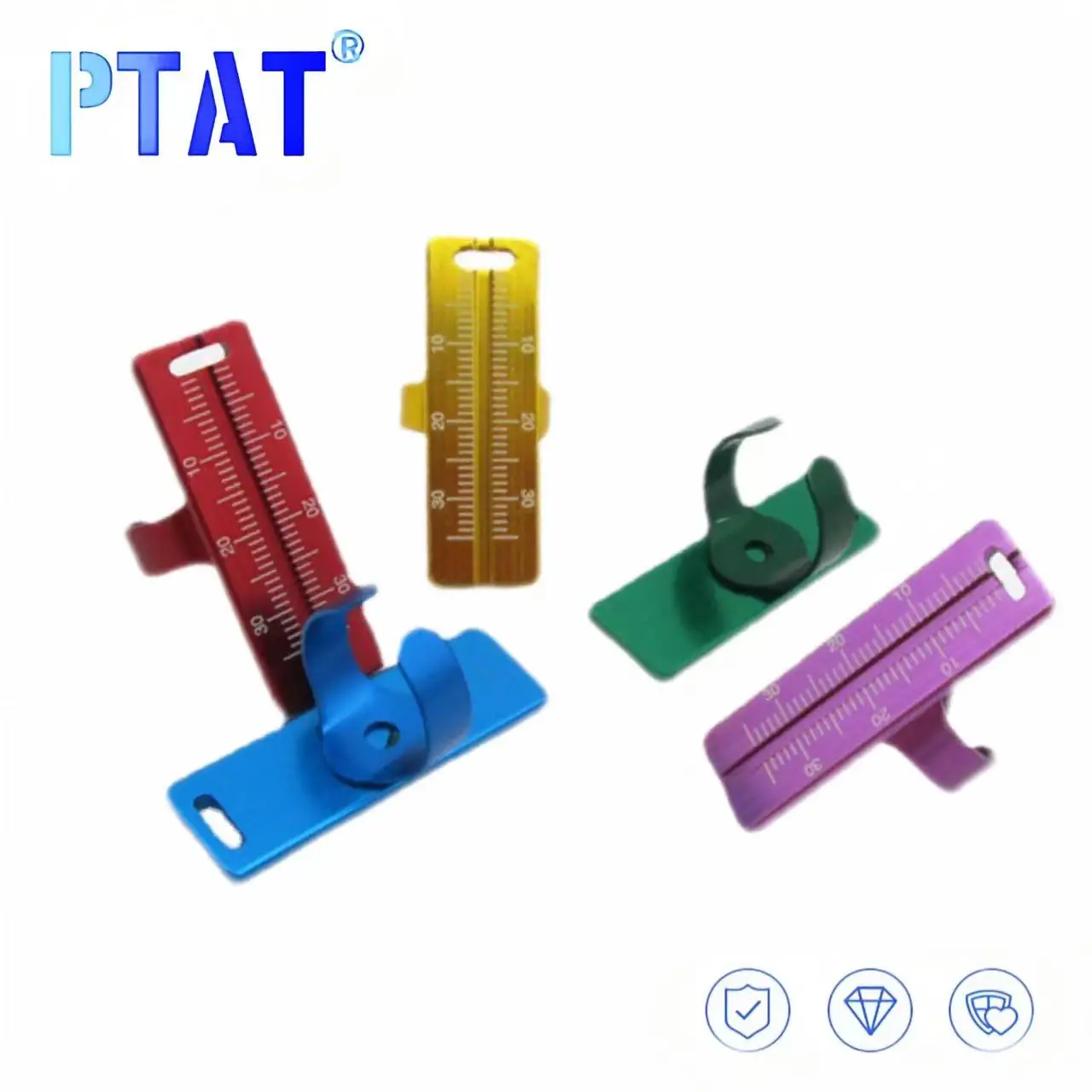 1Pc-Colorful-Aluminium-Dental-Endo-Rulers-Span-Measure-Scale-Endodontic ...