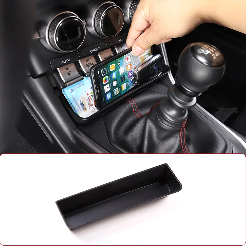 

For Toyota 86/Subaru BRZ 2022 ABS Central Control Shift Front Storage Box Phone Tray Multifunctional Storage Box Car Accessories