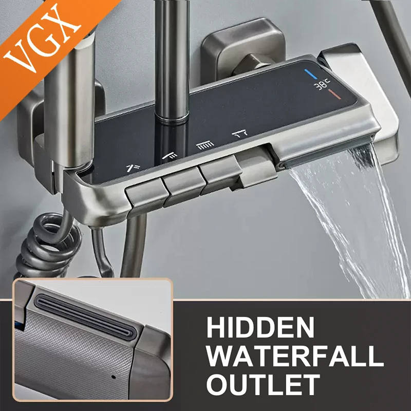 Vgx Smart Shower System Intelligent Bathroom Digital Display